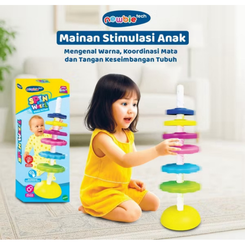 toko mainan online NEWBIE SPIN WHEEL 27018